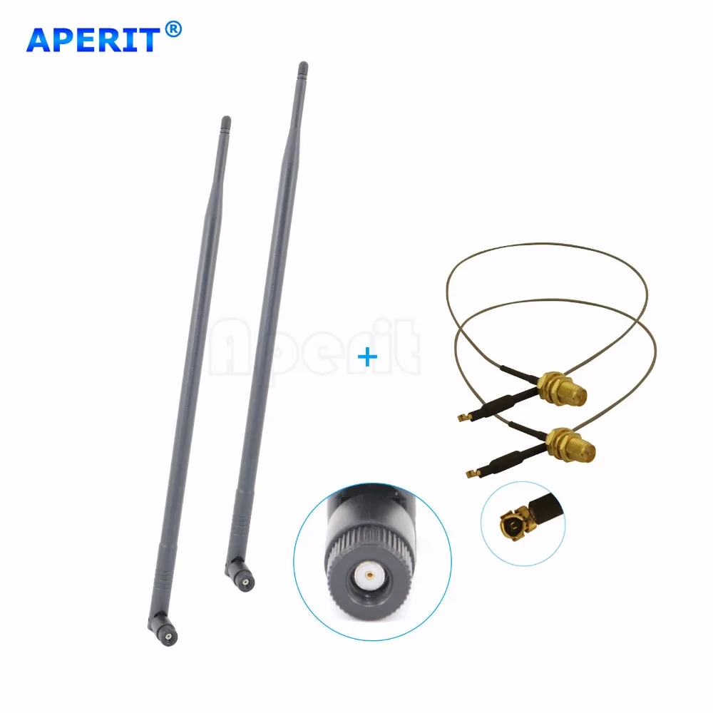 Aperit 9dBi Антенна Mod Kit Нет Пайки Для Linksys WRT320N WRT400N WRT610N E3000 E2500 | Мобильные телефоны и