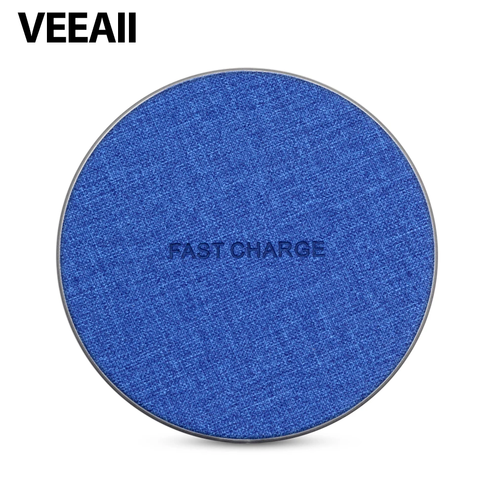 

VEEAII 10W Fast Wireless Charger For iPhone X iphone 6s Fast Wireless Charging Pad For Samsung Galaxy S9 quick charger case