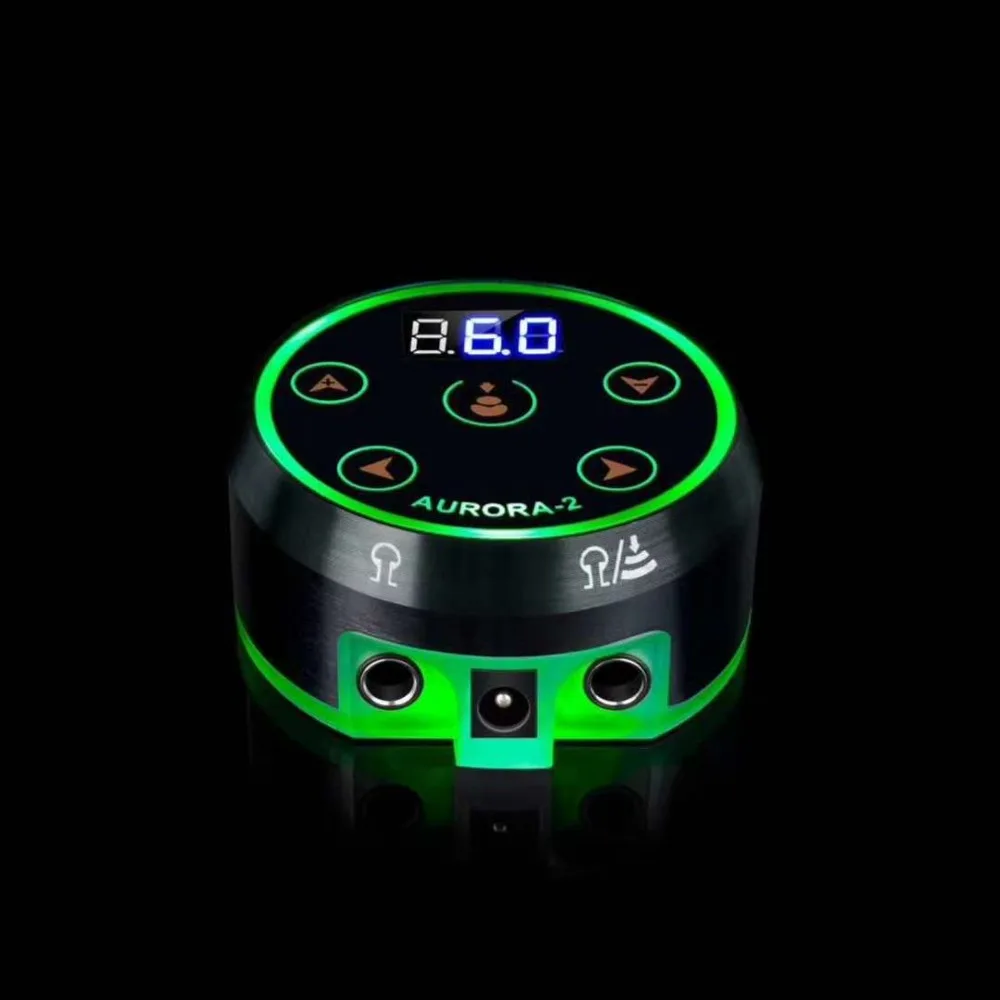 

Aurora 2 LCD Touch Screen Professional Tattoo Power Supply Critical Atom X Style Dual Tattoo Machine Power Supply