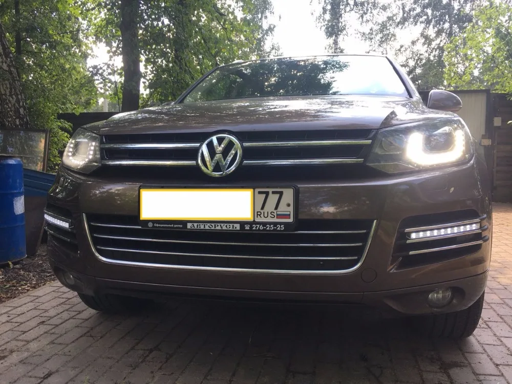 Фары touareg nf. Дхо vw touareg 2008. volkswagen touareg ходовые огни. дневные ходовые огни на volkswagen touareg 1. дневные ходовые огни на туарег 2012.
