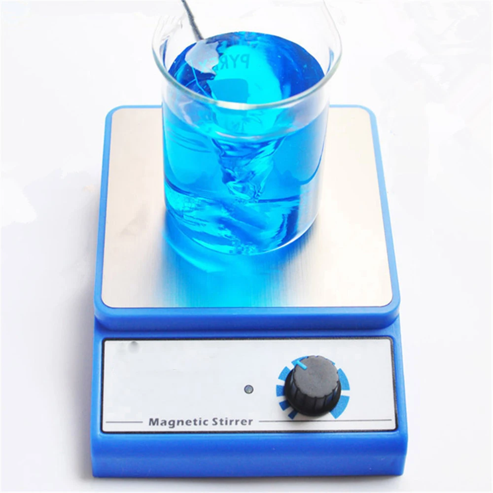 New Electric Magnetic Stirrer Mixer 3000rpm Stainless Steel Panel AC110V-240V Get One Bar Free Lab Supplies