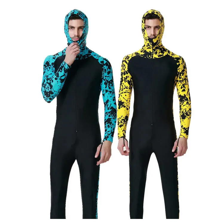 Men's Wetsuit Rash Guards Snorkeling Surfing clothing One Pieces Sports