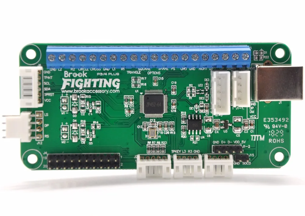 Brook Universal Fighting Board Plus 3in1 PCB Arcade Fighting Stick