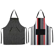 Модный Полосатый Узор передник для стрижки парикмахерских салонов для стрижки волос накидка для покраски Волос обертывание для стрижки волос парикмахерские принадлежности