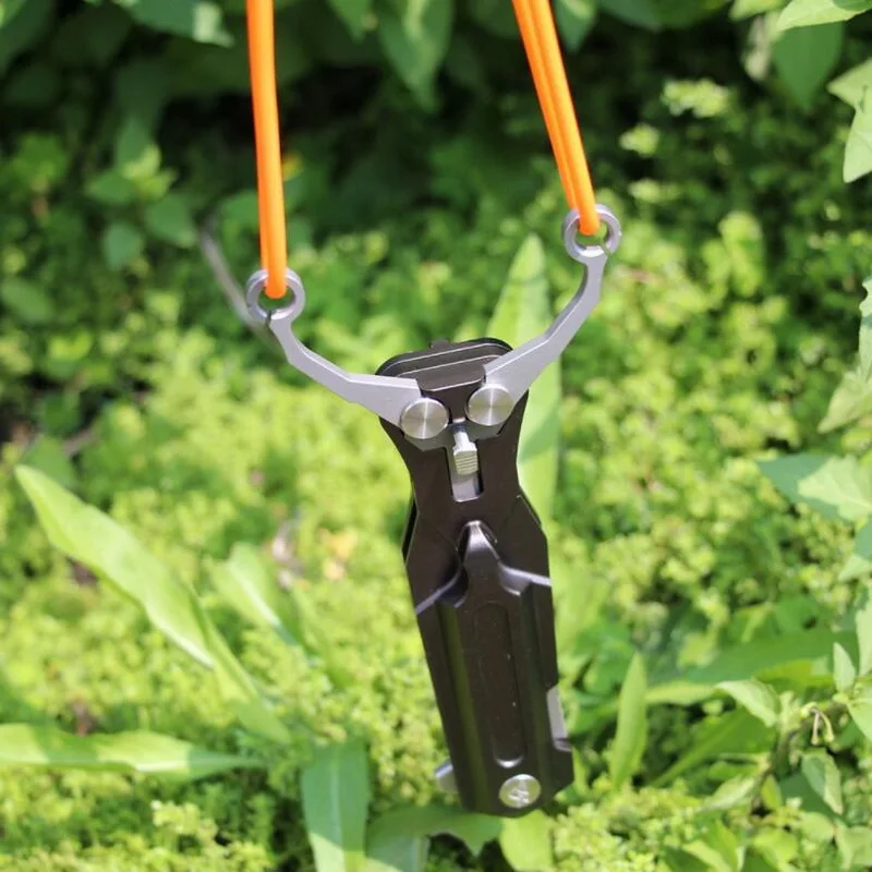 Outdoor multi function folding bow, toy bow, survival in the wild, survival hunting multi