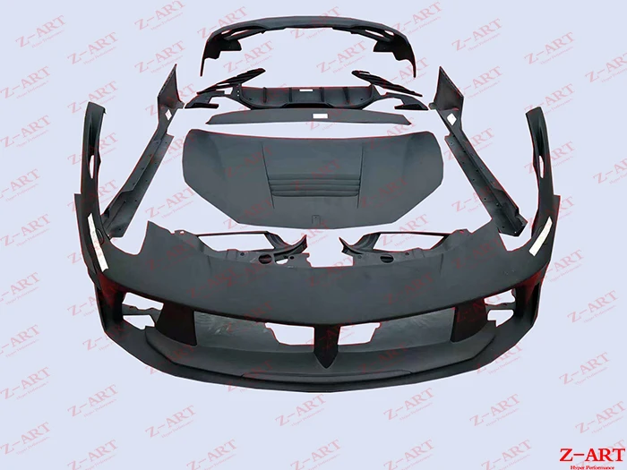 

Z-ART wide body kit for Ferrari 458 tuning body kit front bumper front fender rear bumper side skirts engine bonnet