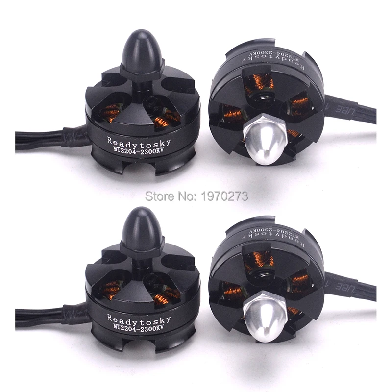 4 шт./лот MT2204 2204 2300KV CW/CCW бесщеточный двигатель для мини QAV X 214 250 280 мм