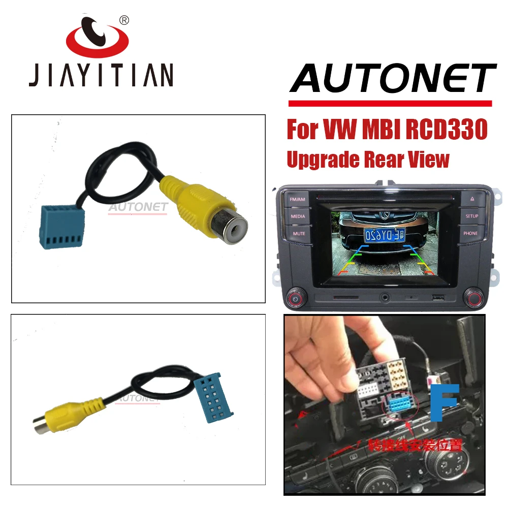 

Rear View Camera RVC Adapter Cable Reversing Camera Original screen transit Cable for vw for skoda For VW MIB PQ MQB screen