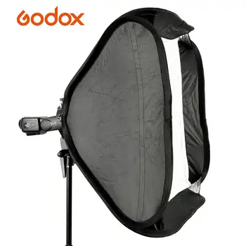 

Godox 60 * 60cm Softbox Diffuser with Umbrella S-type Bracket Bowens Holder Softbox Flash for Speedlite Flash Light