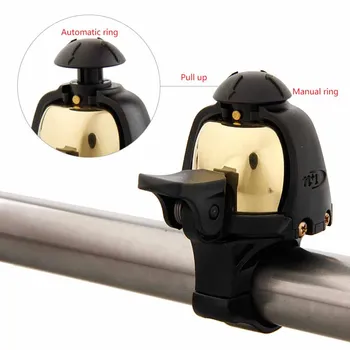 

Taiwan N+1 B430MP cycling bike bicycle copper bell ring loud YoYo automatic ring Gold Cool Bike Small Bell