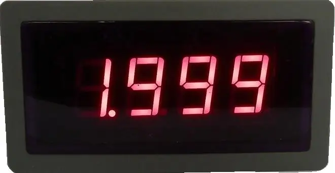 

3 1/2 digital 0.56 '' LED Display 1999 DC Ammeter Current Meter, 200uA to 20A DC, TTL / RS232 / 485 MODBUS 10Hz