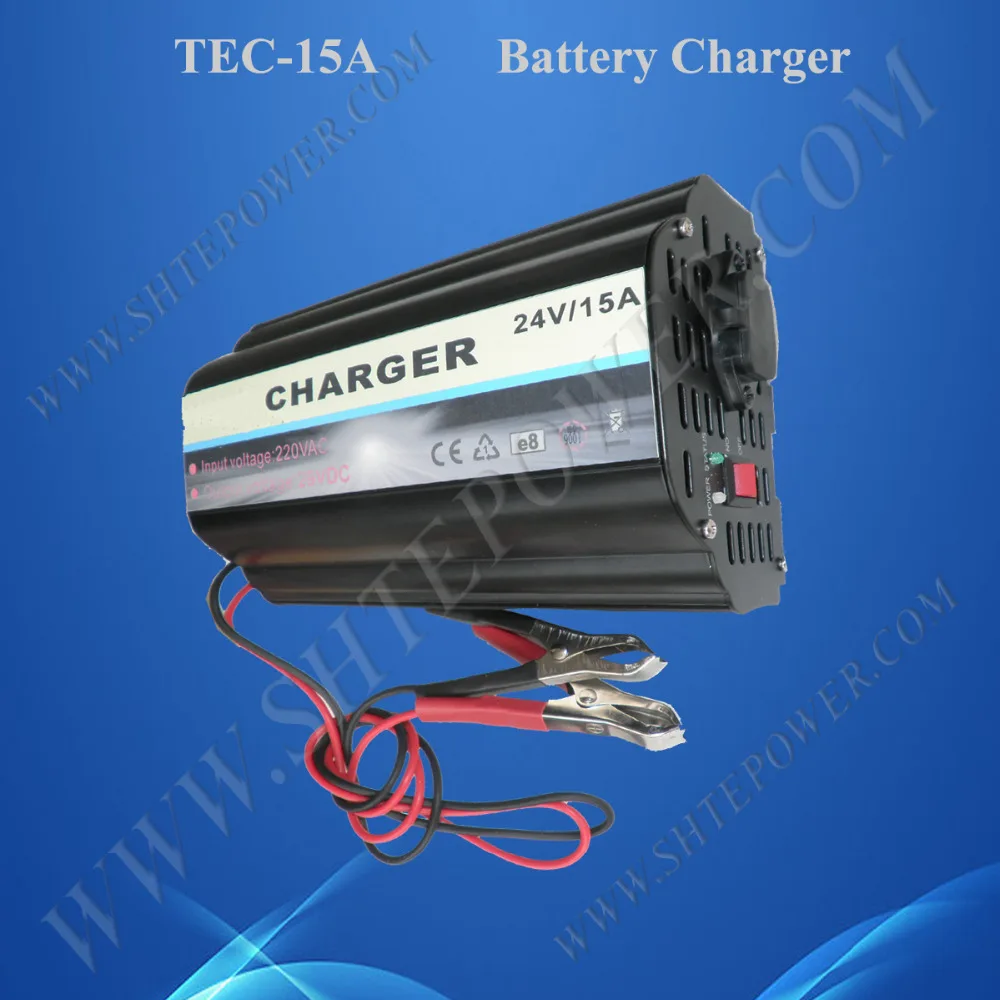 24 volt battery charger, 24v 15a auto battery charger, car battery charger 24v