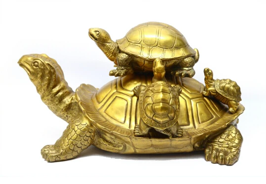 

B0601 510Copper turtle copper crafts turtle copper turtle decoration macrobian evil mascot birthday gifts statue