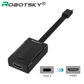 

USB C HDMI Cable Type C to HDMI Male to Female USB 3.1 Type-C Converter Adapter for Macbook Matebook Samsung S8 S9 Letv Oneplus
