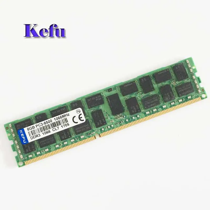 

8GB PC3-8500R DDR3 1066mhz ECC Memory REG Registered 240-pin RAM 2RX4 server memory