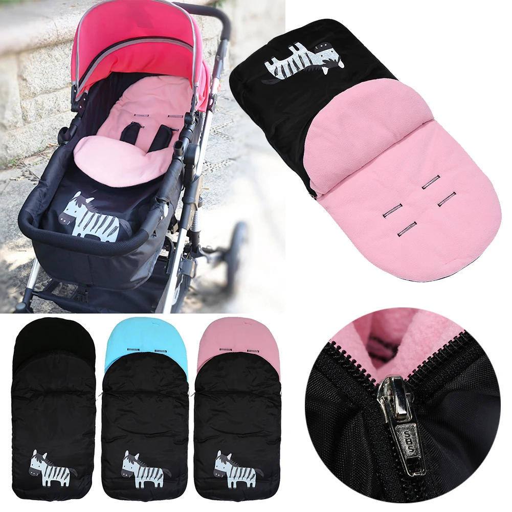 

3 Colors Baby Feet Warming Pad Sleeping Bag Trolley Foot Warmer Thickened Oxford Cloth Sleeping Bag Stroller Accessories