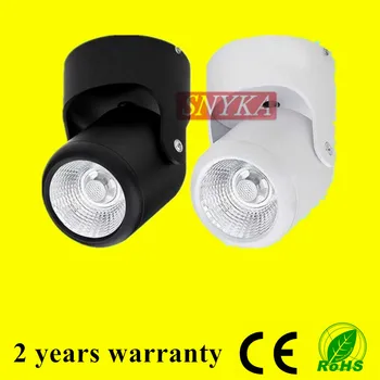 

10W 20W LED Spotlight COB Dimmable Surface Mounted Ceiling Downlights Adjustable Ceiling Spotlights LED Track light wall lamp