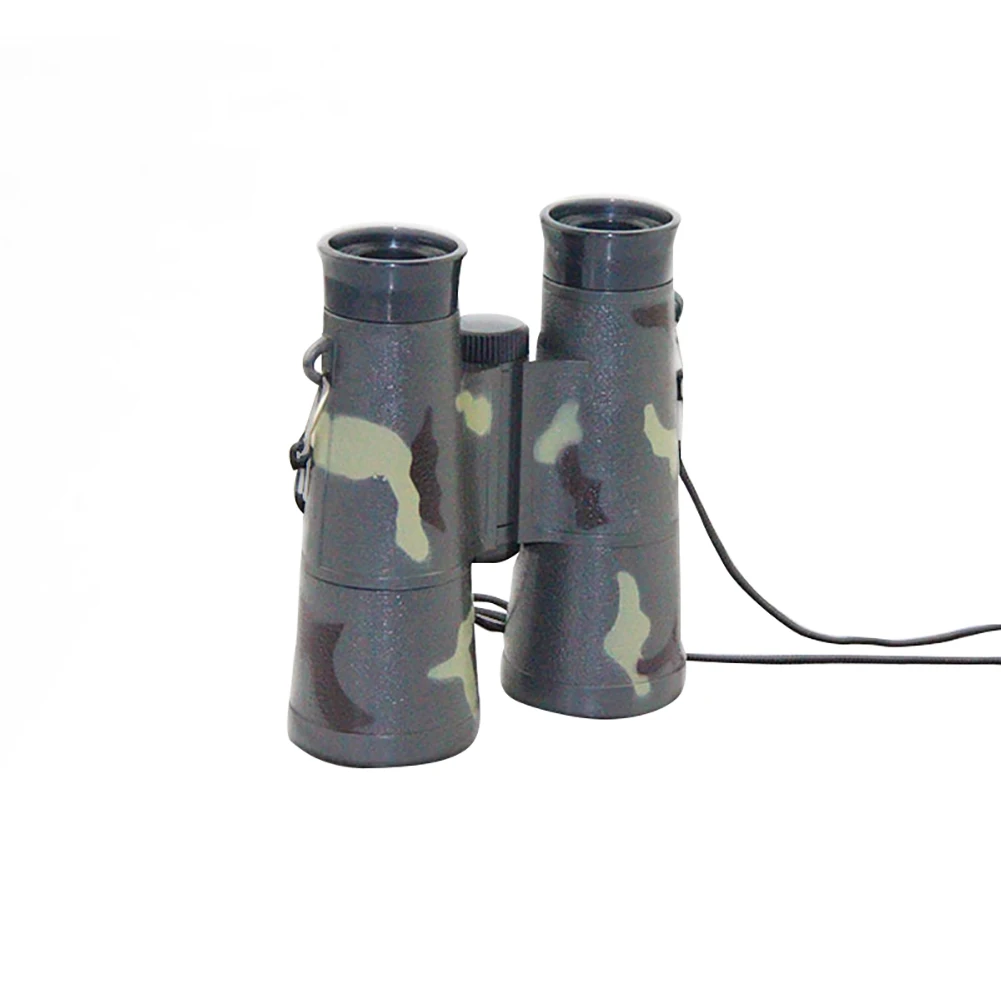 الطفل هدية ألعاب أطفال التخييم مع الحبل ارتداء المقاومة 6x35 ألعاب تليسكوب مزود بمنظار ثنائي صديقة للبيئة في الهواء الطلق سفر صغيرة