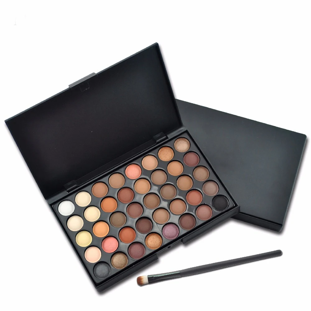 

40 Colors Smoky Matte Eyeshadow Pallete Mixed Color Baking Powder Eye Shadow Palette Naked Nude Glitter Cosmetic Set