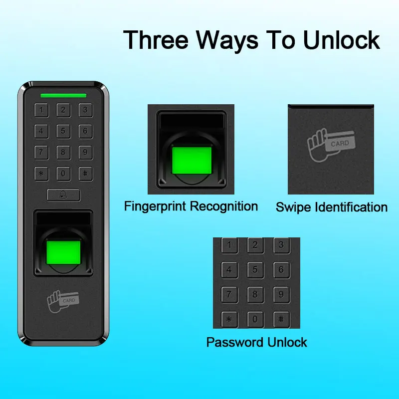 Биометрическое устройство контроля доступа к отпечаткам пальцев USB дверной замок работник время часы вход выход рекордер цифровая машина безопасный дом