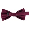 Tuxedo Metal Crystal Wedding Bow Tie Men Women Butterfly Knot Cravat Black Purple Blue Jujube Red Groom Party Banquet Meet Club ► Photo 2/6