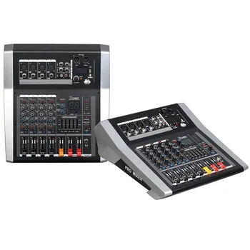 

Mixing console recorder 48 V phantom power monitor AUX effect path 4-12 channel audio mixer USB comes with power amplifier LA