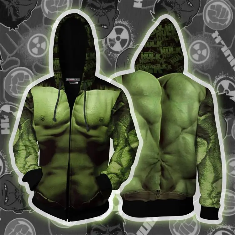 Avengers Endgame Quantum Realm Sweatshirt Jacket Advanced Tech Hulk Hoodie Cosplay Costumes superhero Iron Man Hoodies suit