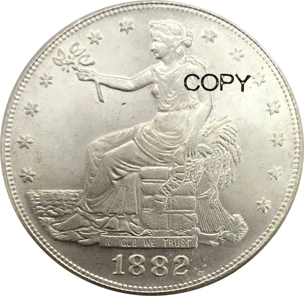 Соединенные Штаты Америки 1882 сидение свобода 1 доллар обменные доллары