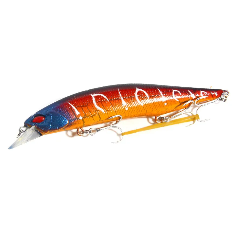 HAODIAOZHE качественная профессиональная жесткая приманка Minnows, 13,5 см, 19,2 г, плавающий Воблер для рыбалки, искусственные приманки для окуня, щуки, YU498 - Цвет: F