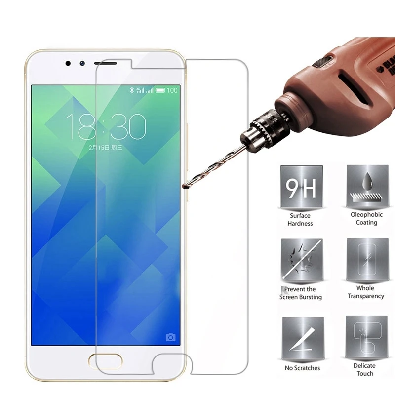 Dxywlp закаленное Стекло для Meizu M5s Экран протектор meilan 5S 9 H телефон защитный Плёнки |
