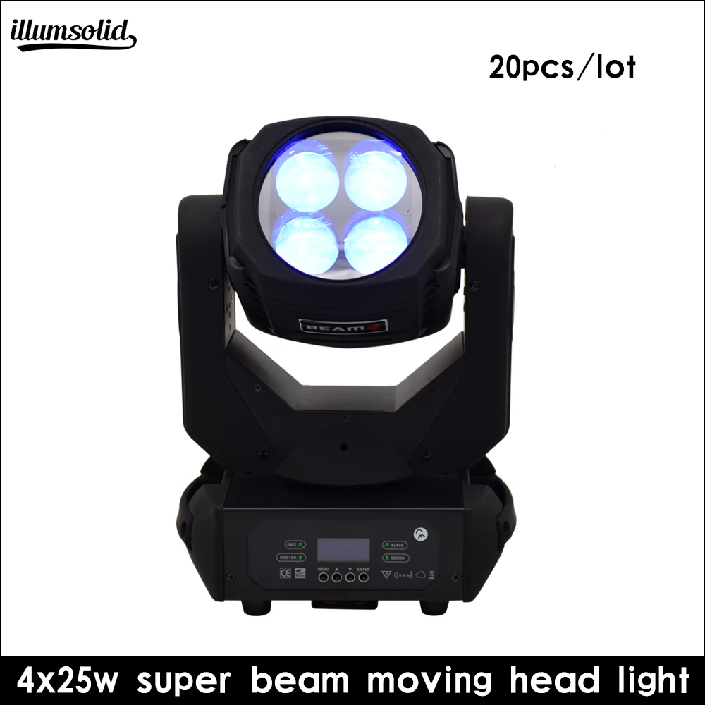 

New led 4x25w Super Beam Moving Head for Birthday party stage Disco effect light (20 pieces/lot)