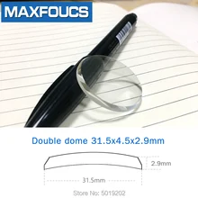 Детали для часов Seiko, сапфировое стекло, кристалл, Двойной Купол, 31,5x4,5x2,9 мм, круглое Хрустальное стекло для ремонта часов