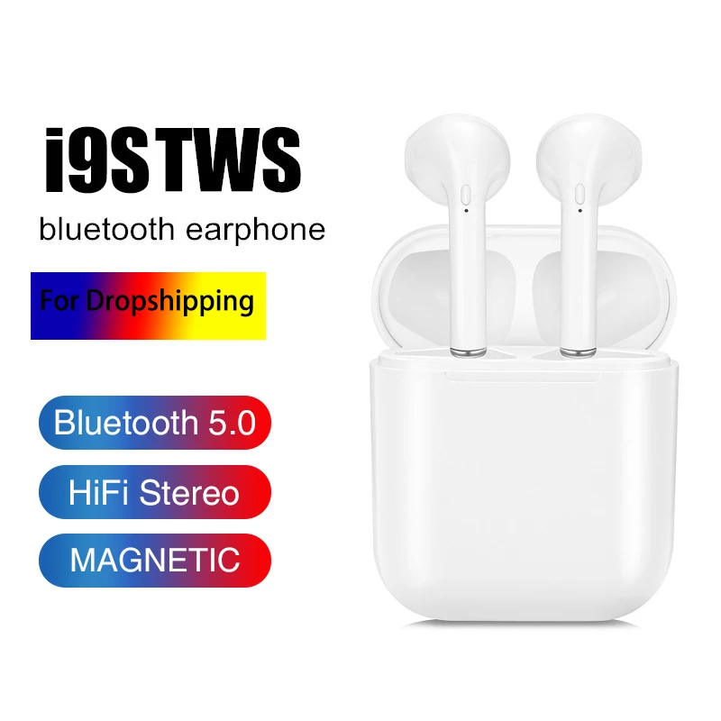 

2019 New I9s Tws Earphones Wireless Bluetooth Earphones Wireless Headsets Earbuds Bluetooth 5.0 Earpieces For Xiaomi Earphones