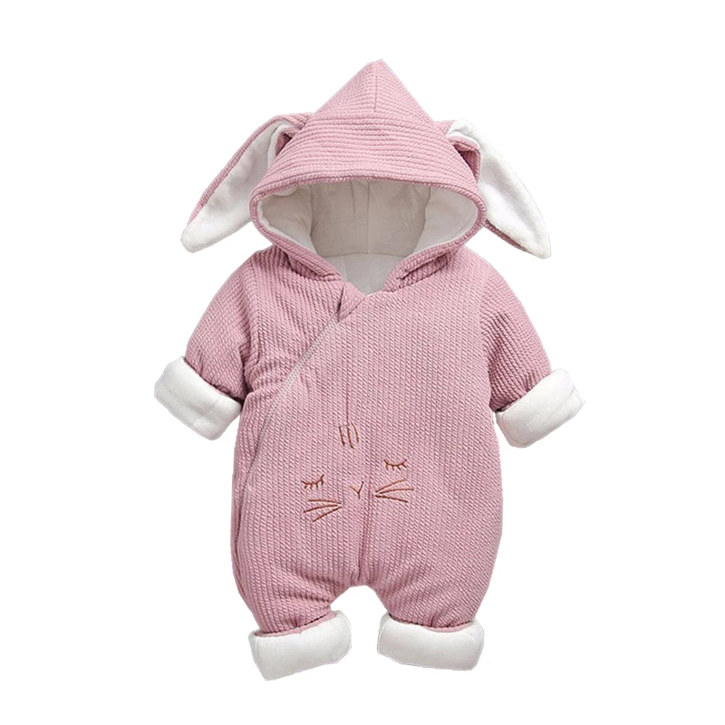 

Children's Winter Jumpsuit for A Boy Girls Winter Coveralls Thick Cotton Snowsuit Baby Winter Clothes Warm Snowsuit