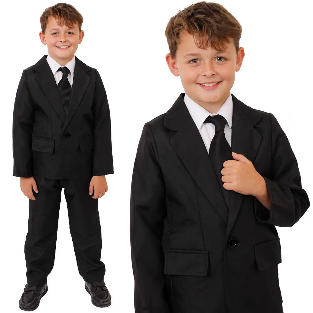 black suit fancy