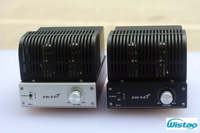 IWISTAO HIFI мини трубчатый Усилитель 2x3 Вт Класс А односторонний 6J1 предусилитель 6P1