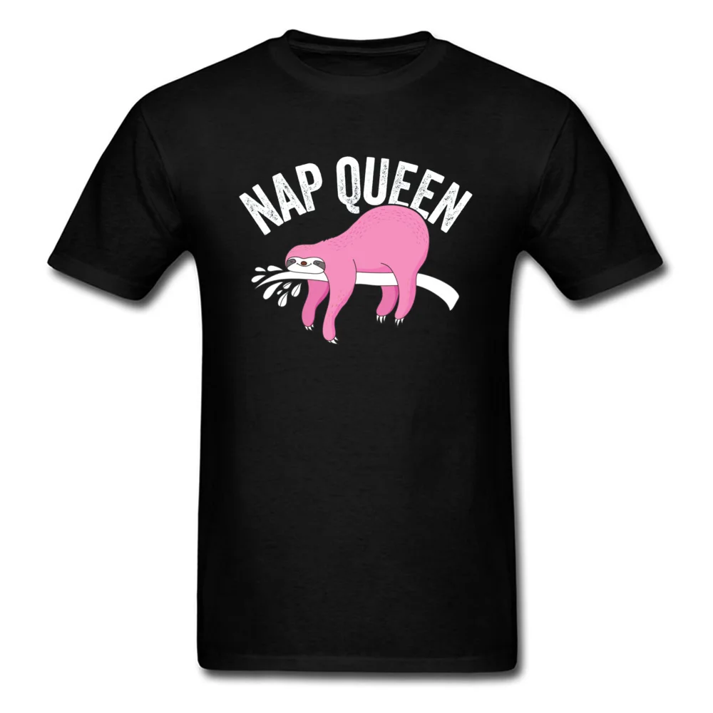 Nap Queen 16607 Prevalent Custom Tops Shirt Round Collar Father Day Pure Cotton Short Sleeve T Shirts for Men Design Tees Nap Queen 16607 black