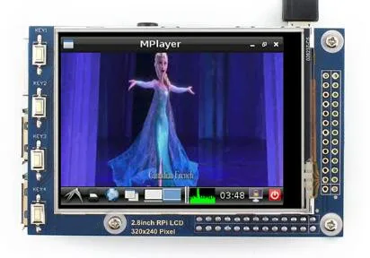 2 8 дюймовый 26P SPI HD TFT LCD резистивный сенсорный XPT2046 IC 320*240 для Raspberry Pi 3 (поддержка