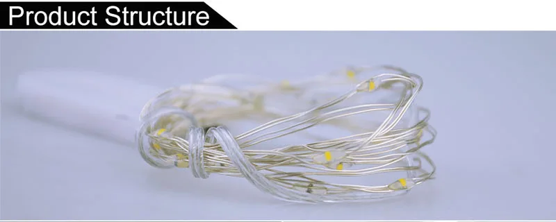 Led Strip Light Fairy Holiday Lamp 2M 20Leds Warm White Copper Wire Starry Tira String Party Wedding Christmas Room Decoration (1)