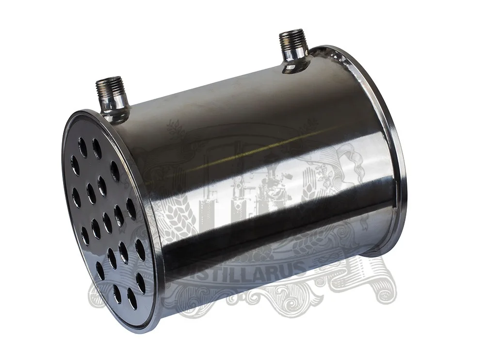 

6.5" OD183 Dephlegmator, reflux stainless steel 304. 19 pipes