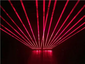 

1600MW Moving head RED laser array R638NM-300mW rough spotX8PCS stage party disco KTV bar club theatre studio iluminacion light