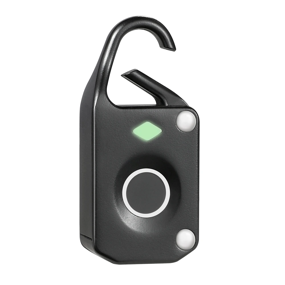 

2019 Mini Smart Fingerprint Lock Waterproof Keyless Anti-theft Padlock use for Door Bags Electronic Keyless Luggage Padlock