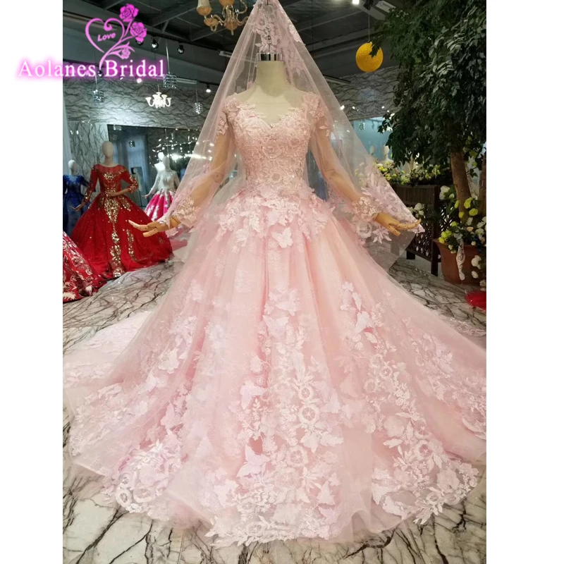 New Off The Shoulder Dress Sweet 16 Quinceanera Dresses Ball Gown Long Prom Dress Lace Appliques Pink 3d Flowers Party Gowns