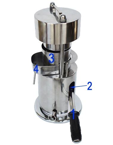 

10T Hand Type Hydraulic Fruit Sugar Cane Juicer no electricity no noise Hand type juicer