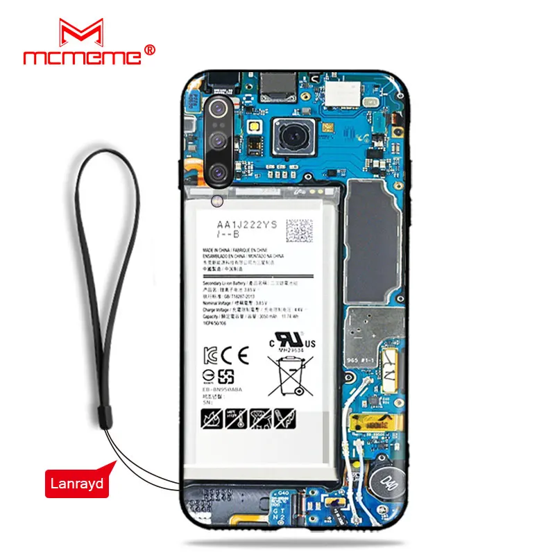 

For Xiamomi mi cc9 a3lite a3 Case Pretty interesting battery painting soft TPU Back Cover For Xiamomi mi cc9e a3 lite bag shell