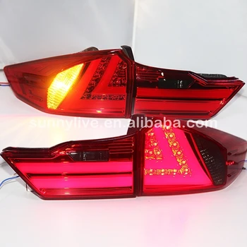 

For HONDA 2014 to 2015 year For City LED Rear Light Red Black Color YZ