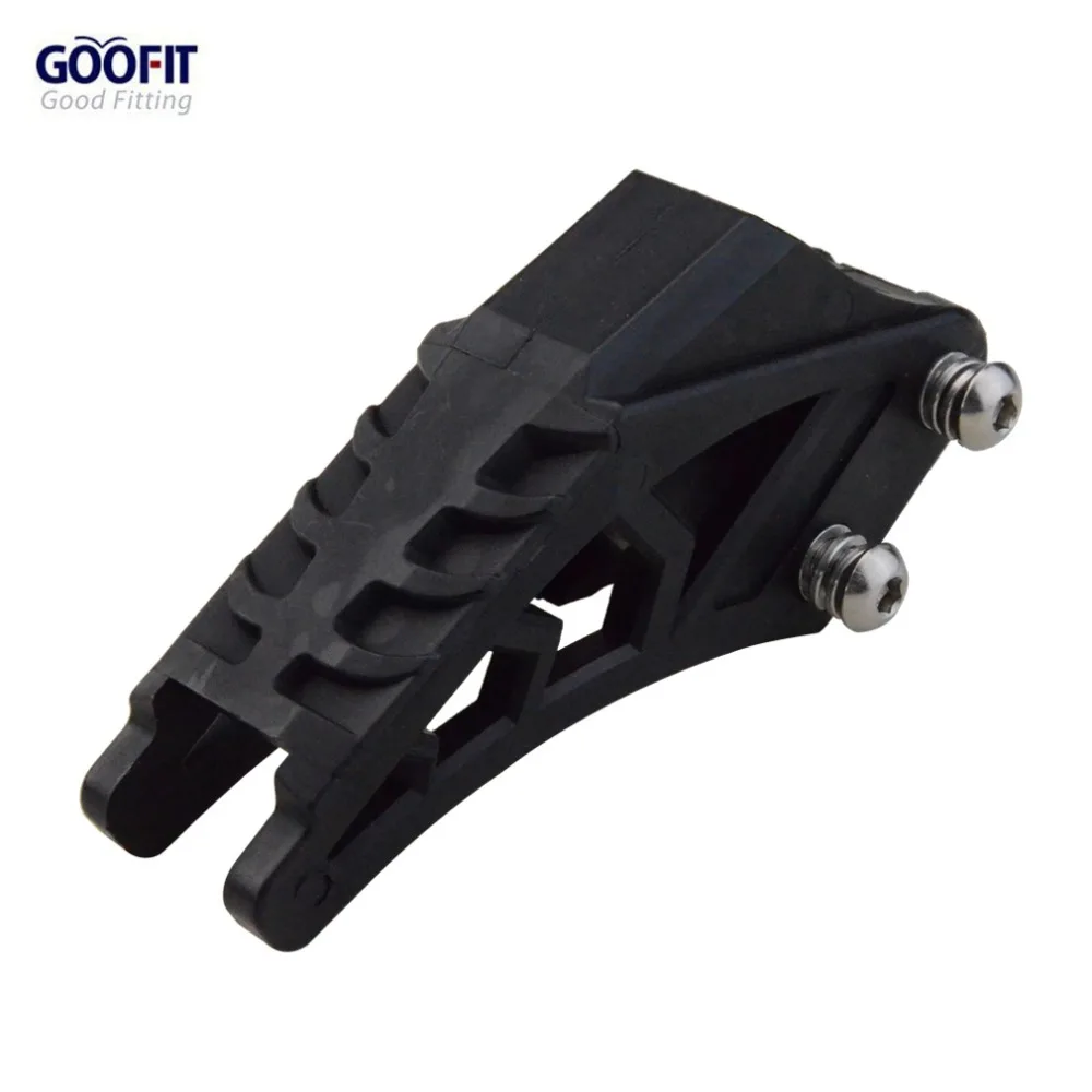 

GOOFIT Black 420 428 Chain Guide Chain Guard Protector Fit CRF 250 R EXC CRF YZF KXF KTMX for BSE Bosuer Dirt Bike Pit Bike