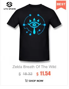 Футболка Zelda Breathing Of The Wild футболка Sheikah slate Legend Of Zelda Breathing Of The Wild забавная Футболка с принтом