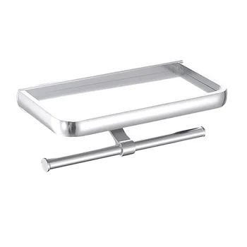 

1pcs Organizer Alumimum Tissue Hanging Rack Bathroom Sundries Rack for Home Store