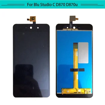 

3pcs/lot Wholesale For Blu Studio C Super Camera D870U Full LCD Display Touch Screen Glass Digitizer Assembly Free Shipping